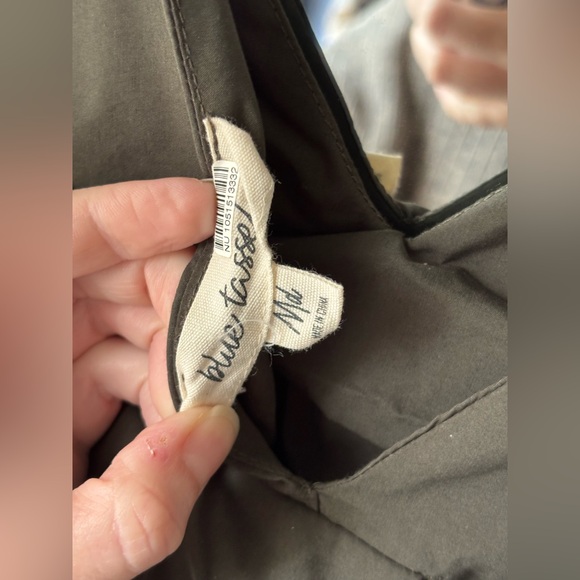 Anthropologie Green Spaghetti Strap Sundress Midi - Picture 6 of 6